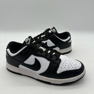 Nike Dunk Low DD1503-101 Womens 7 Youth Shoes Retro Panda Black/White Sneakers